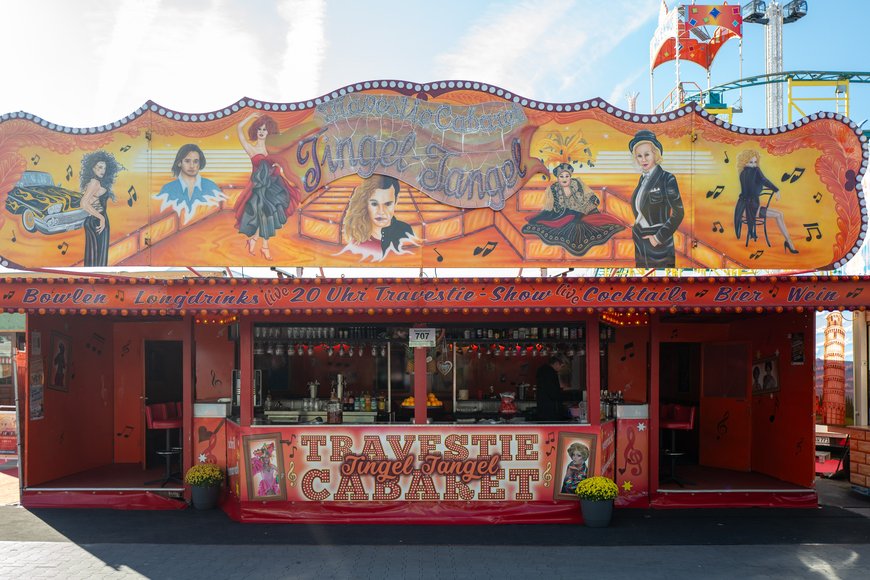 Das „Tingel Tangel“ auf dem Kramermarkt 2026. Foto: Sascha Stüber