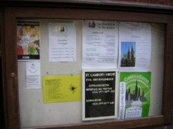 Schaukasten vor der Lambertikirche. Foto: Stadt Oldenburg