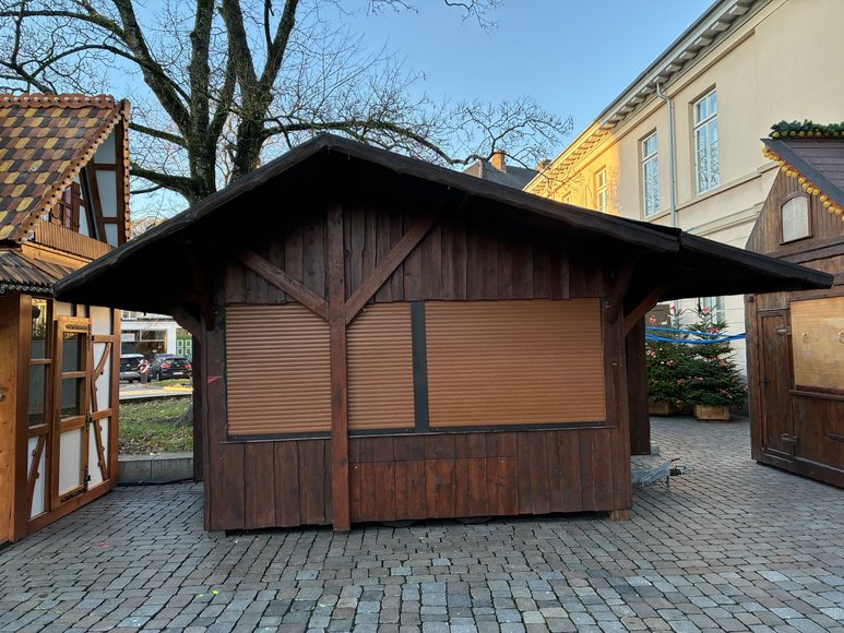 beim Aufbau auf dem Lamberti-Markt am 20. November 2025. Foto: Stadt Oldenburg