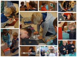 Collage von den fleißigen RobotorbauerInnen. Foto: Stadt Oldenburg