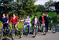 Gruppe von Fahrradfahrerinnen. Foto: Stadt Oldenburg