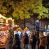 Vorschau: Blick auf das Kinderkarussell und den Kirchgang auf dem Lamberti-Markt 2021. Foto Sascha Stüber