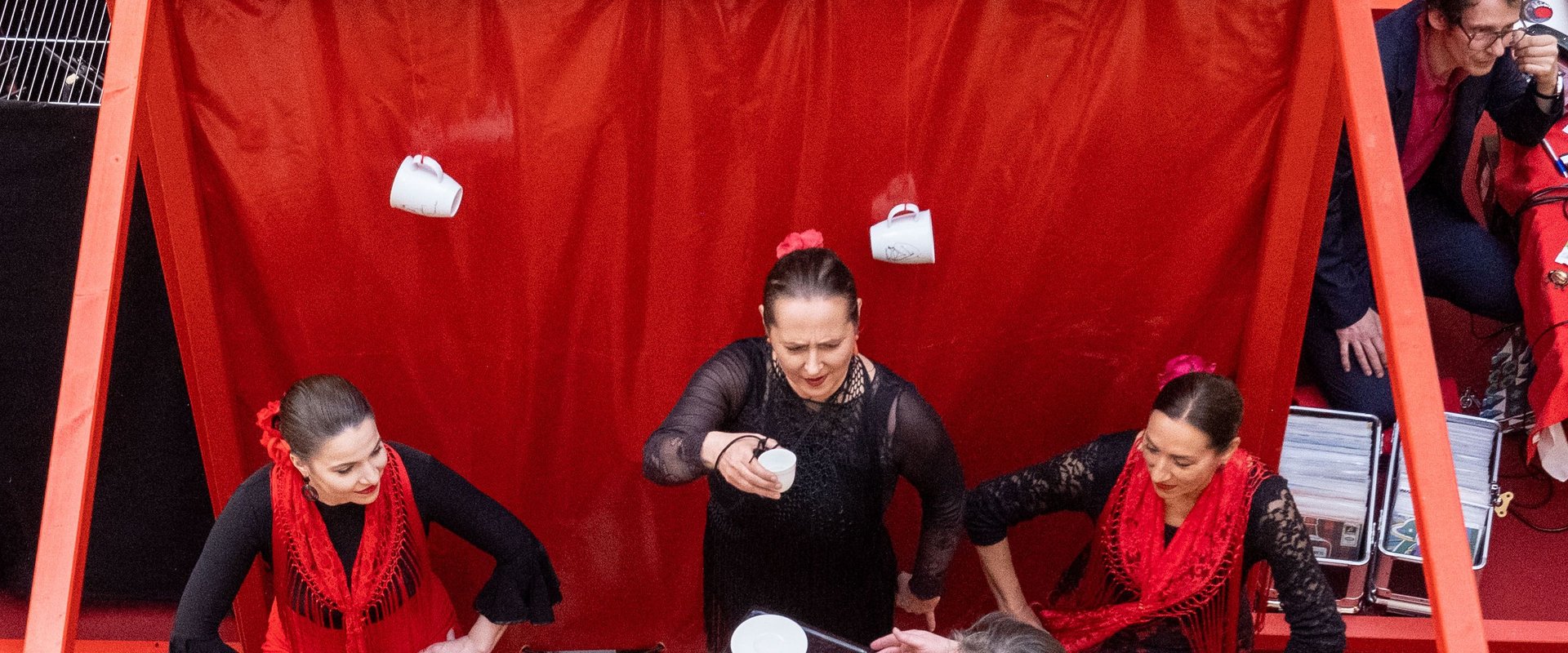"Tanztee" mit Flamenco bei Muse, Mampf & Mammon 2022. Foto: Sascha Stüver