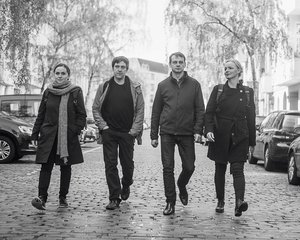 Das Ensemble Adapter. Foto: María Guðrún Rúnarsdóttir Das Ensemble Adapter. Foto: María Guðrún Rúnarsdóttir