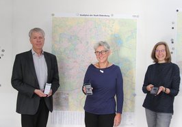 Michael Arndt, Renate Vossler und Melanie Blinzler haben das Projekt entwickelt. Foto: Stadt Oldenburg