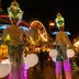 Vorschau: Lichtwesen auf dem Lamberti-Markt 2023 beim weihnachtlichen Laternenwandern. Foto: Sascha Stüber