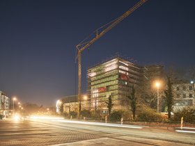 Das neue Stadtmuseum im Dunkeln. Foto: Caspar Sessler