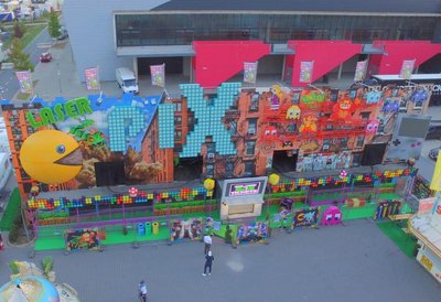Laser-Pix auf dem Kramermarkt 2018. Foto: Christian Zellmer