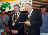 Dietmar Schütz, Günter Verheugen. Foto: Stadt Oldenburg