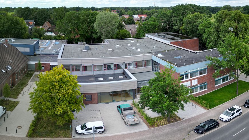 Blick von oben auf das Haus der Jugend. Foto: Sascha Stüber