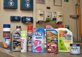 Annahmetisch mit Schadstoffen. Bild: Stadt Oldenburg