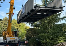 Eine neue Brücke von der Graf-Spee-Straße über die Beverbäke zur Straße Beverbäker Wiesen. Foto: Stadt Oldenburg