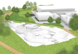 So soll die erweiterte Skateanlage in Eversten künftig aussehen (Planungsstand Oktober 2023). Foto: endboss