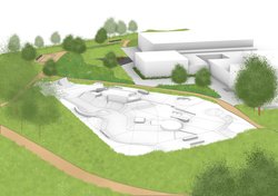 So soll die erweiterte Skateanlage in Eversten künftig aussehen (Planungsstand Oktober 2023). Foto: endboss