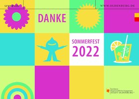 Einladungskarte Sommerfest. Grafik: Gerlinde Domininghaus Einladungskarte Sommerfest. Grafik: Gerlinde Domininghaus
