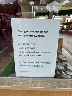 Bakenhus Biofleisch auf dem Wochenmarkt Rathausmarkt. Foto: Stadt Oldenburg
