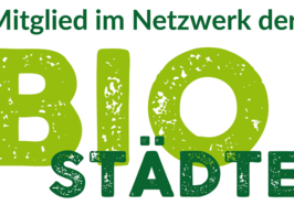 Logo Mitglied im Netzwerk der Bio-Städte: Grafik: Netzwerk der Bio-Städte