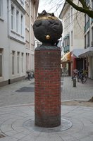 Sucht noch einen Kunstpaten: die Skulptur "Unser Planet" in der Baumgartenstraße/Pistolenstraße. Foto: Stadt Oldenburg