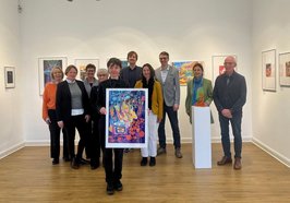 Teilnehmende des Pressetermins. Foto: Stadtmuseum Oldenburg