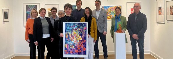 Teilnehmende des Pressetermins. Foto: Stadtmuseum Oldenburg