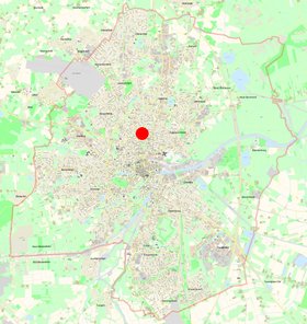 Lage der Oberschule Alexanderstraße. Klick führt zur Karte. Quelle: GIS4OL Lage der Oberschule Alexanderstraße. Klick führt zur Karte. Quelle: GIS4OL