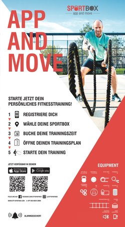 Anleitung zur Nutzung der SportBox. Foto: app and move GmbH