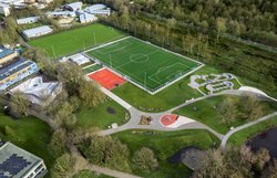 Schrägluftbild vom Sportpark