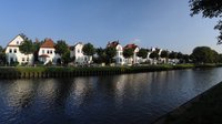 Die Uferstraße an der Stadtstrecke von Hunte und Küstenkanal. Foto: Hans-Jürgen Zietz