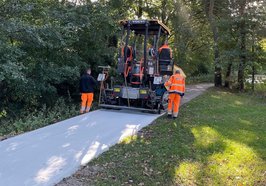 Das Wegenetz im Harrepark wurde erneuert und bietet – ob zu Fuß oder mit dem Rad – mehr Komfort. Foto: Stadt Oldenburg