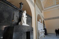 Blick auf die Grabstätte im Mausoleum. Foto: Hans-Jürgen Zietz