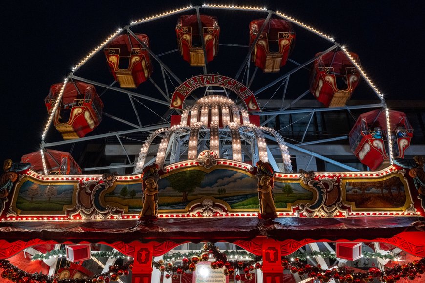Das Nostalgie Riesenrad auf dem Lamberti-Markt 2024. Foto: Sascha Stüber