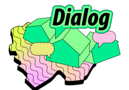 Wiedererkenner Wärmeplan; Häuser auf Oldenburg-Umriss. Quelle: Coool Agency