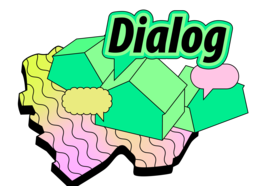 Wiedererkenner Wärmeplan; Häuser auf Oldenburg-Umriss. Quelle: Coool Agency