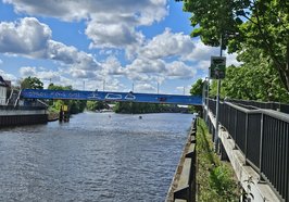 Behelfsbrücke Osternburg. Foto: Reinhard Hövel