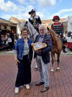 Bild vom Werberitt zum Oldenburger Kramermarkt am 20. August 2025 in Delmenhorst. Foto: Stadt Oldenburg