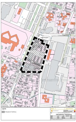 Geltungsbereich der Teilaufhebung des Sanierungsgebietes. Grafik: Stadt Oldenburg