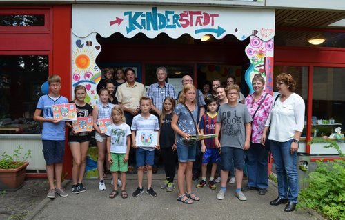 Die Oldenburger Kinderstadt empfängt eine Delegation aus Kinderstede. Die Oldenburger Kinderstadt empfängt eine Delegation aus Kinderstede.