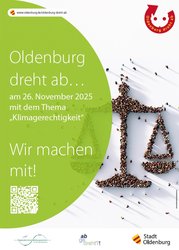 Plakat zum Fachtag "Oldenburg dreht ab" 2025. Quelle: Stadt Oldenburg