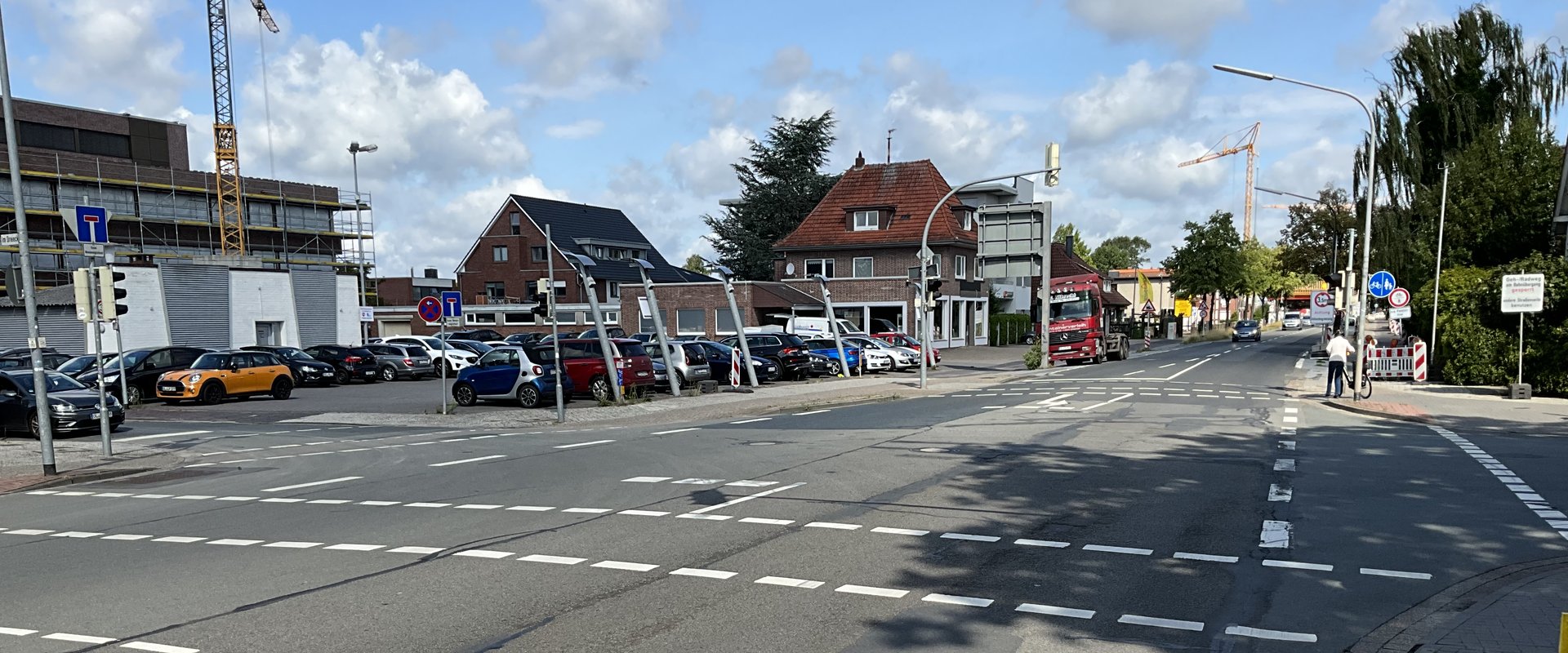 Ansicht Alexanderstraße Knoten Im Dreieck. Foto: Stadt Oldenburg