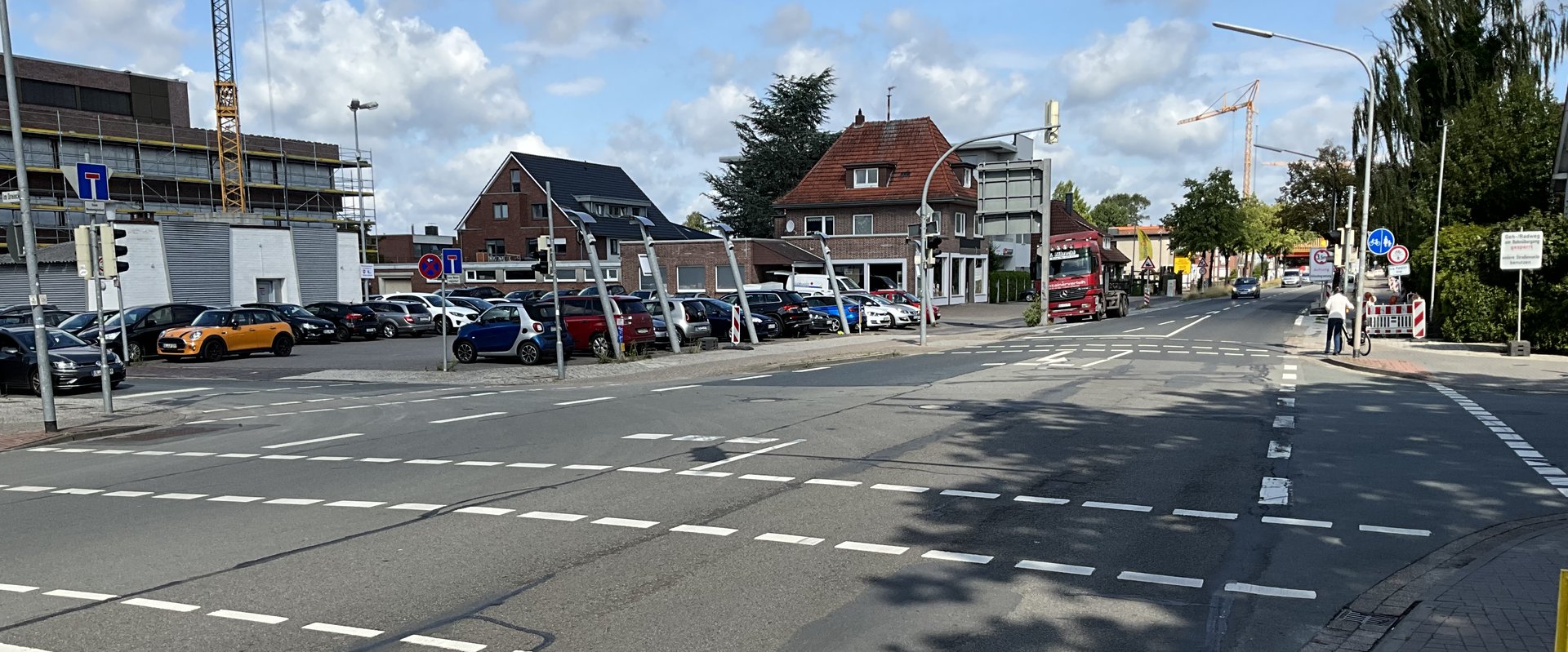 Ansicht Alexanderstraße Knoten Im Dreieck. Foto: Stadt Oldenburg