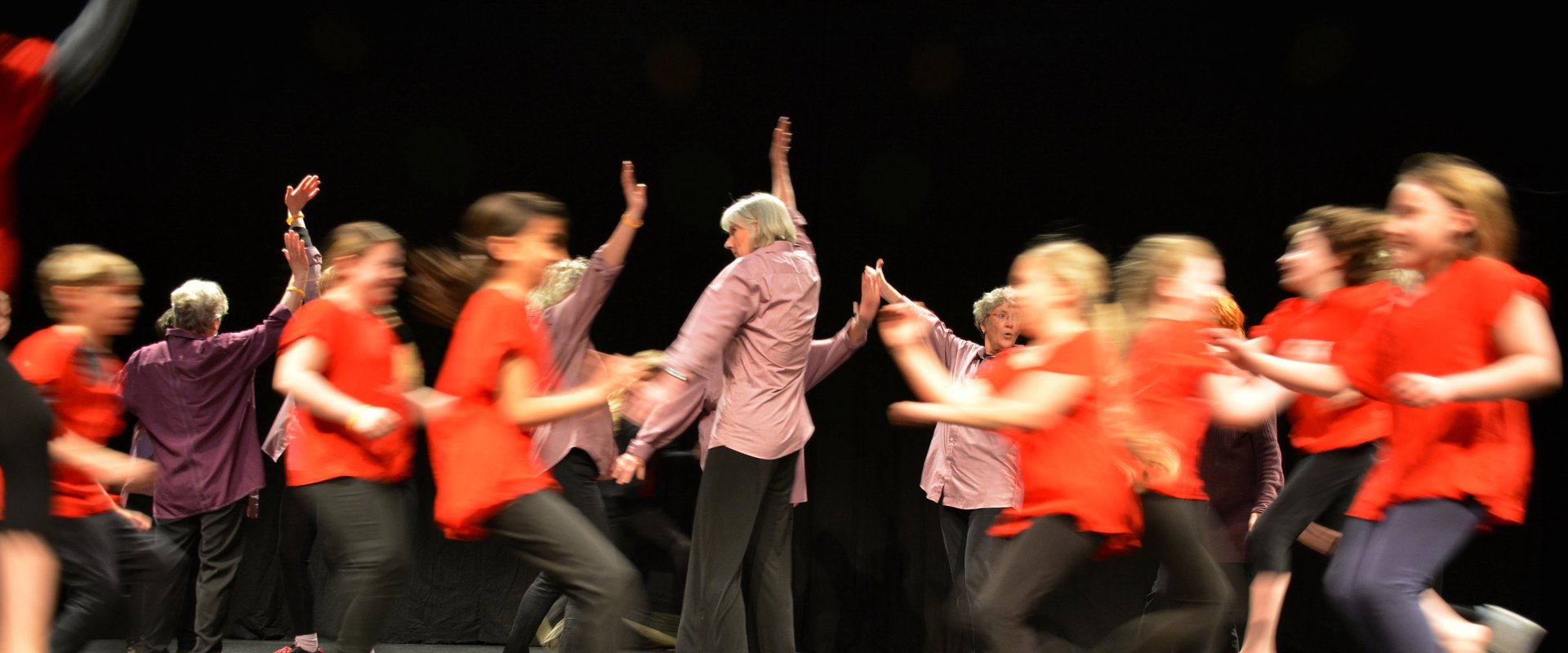 Werkschau „Aus der Neuen Welt" beim Bühnentag 2015. Foto: Sabine Bley