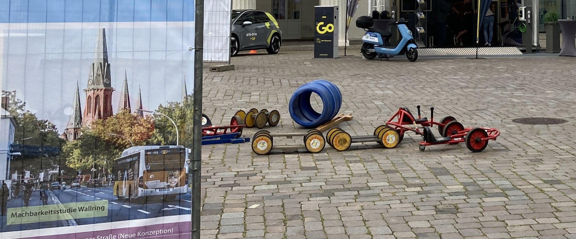 Verschiedene Mobilitätsangebote zum Ausprobieren. Foto: Stadt Oldenburg