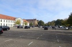 Parkplatz am Pferdemarkt, Schrägluftbild