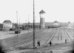Das Bahndammgelände 1911. Foto: Bezirksregierung Weser-Ems
