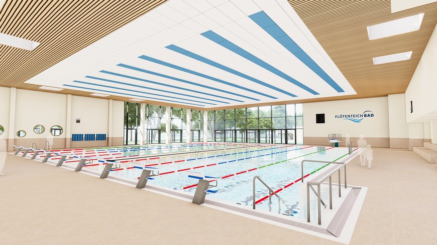 Das geplante Sportbecken. Grafik: Geising + Böker