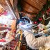Vorschau: Mystisches Lichtwesen an einem Stand auf dem Lamberti-Markt 2024. Foto: Sascha Stüber
