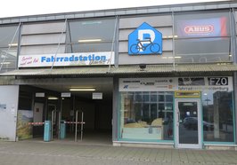 Eingangsbereich der Fahrradstation Nord. Foto: Stadt Oldenburg