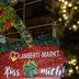 Vorschau: Der Fotopoint „Kuss unter dem Mistelzweig“ auf dem Lamberti-Markt 2022. Foto: Sascha Stüber