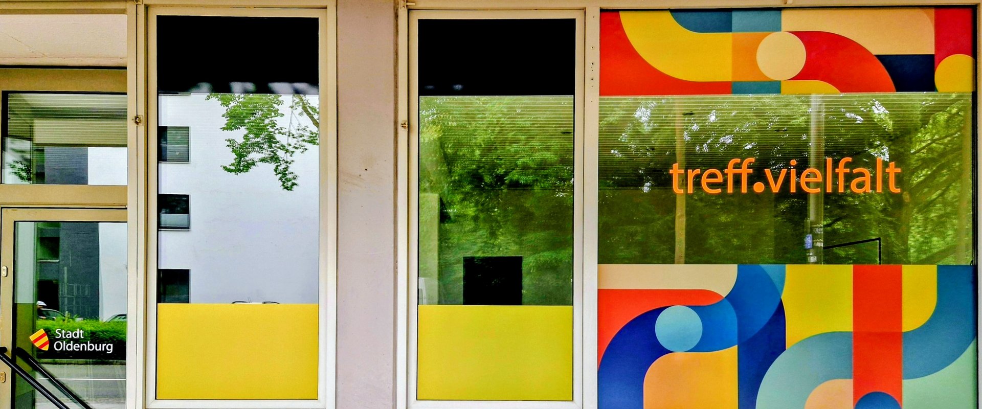 Fensterfassade des neuen Treffpunkt. Foto: Stadt Oldenburg