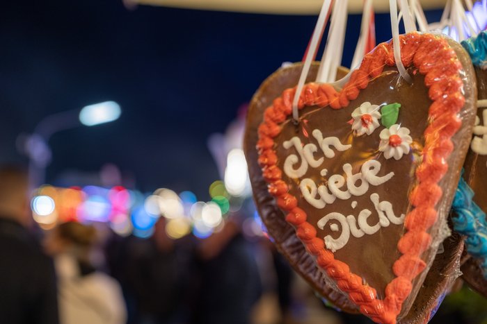Kramermarkt 2022 - Lebkuchenherz. Foto: Sascha Stüber